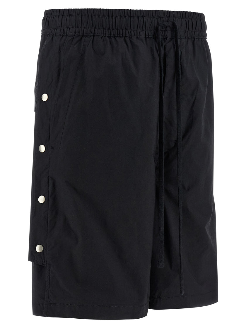 Thom Krom Schwarze Baumwoll-Bermudashorts