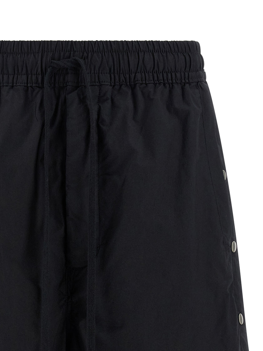 Thom Krom Schwarze Baumwoll-Bermudashorts