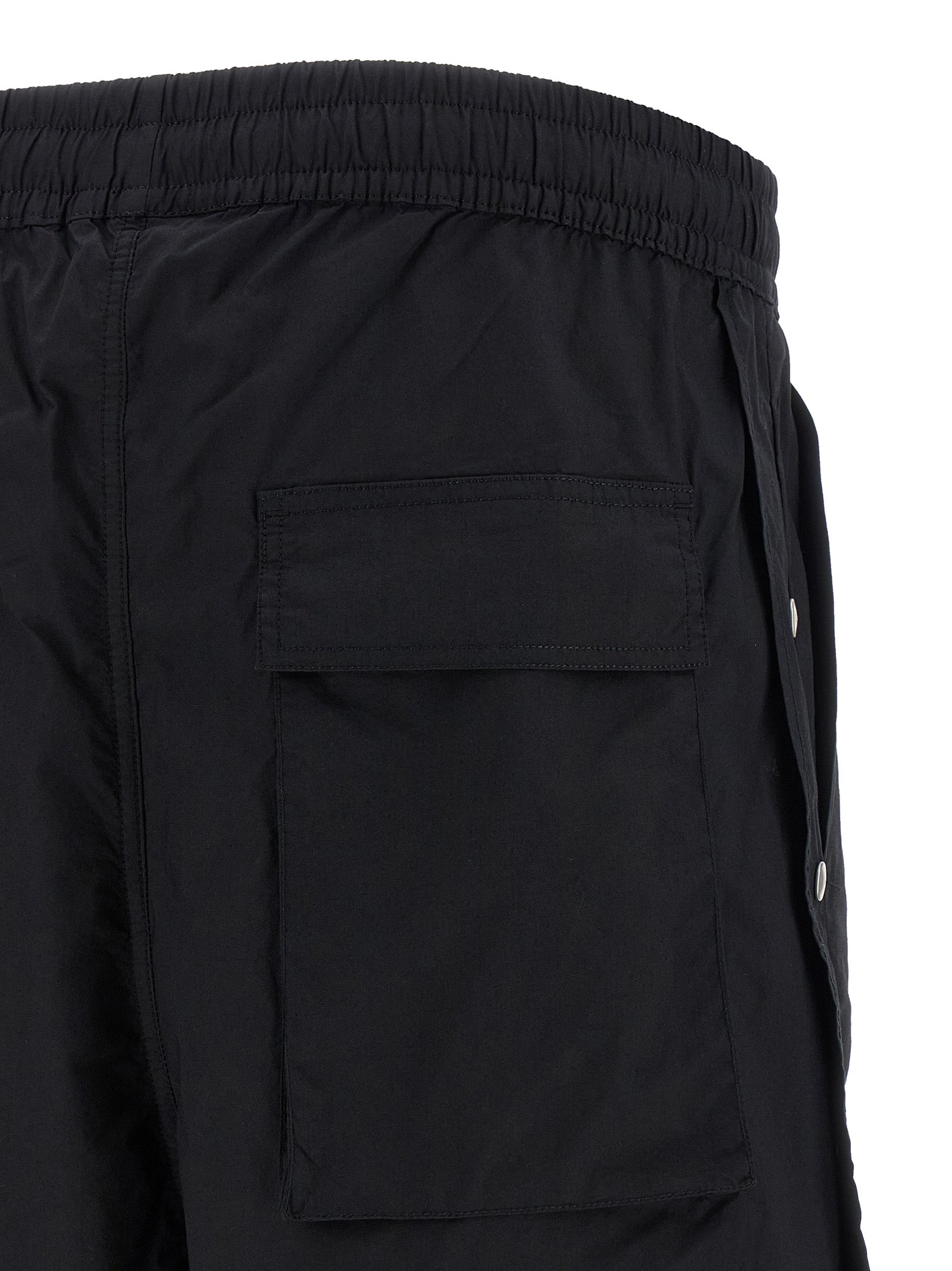 Thom Krom Schwarze Baumwoll-Bermudashorts