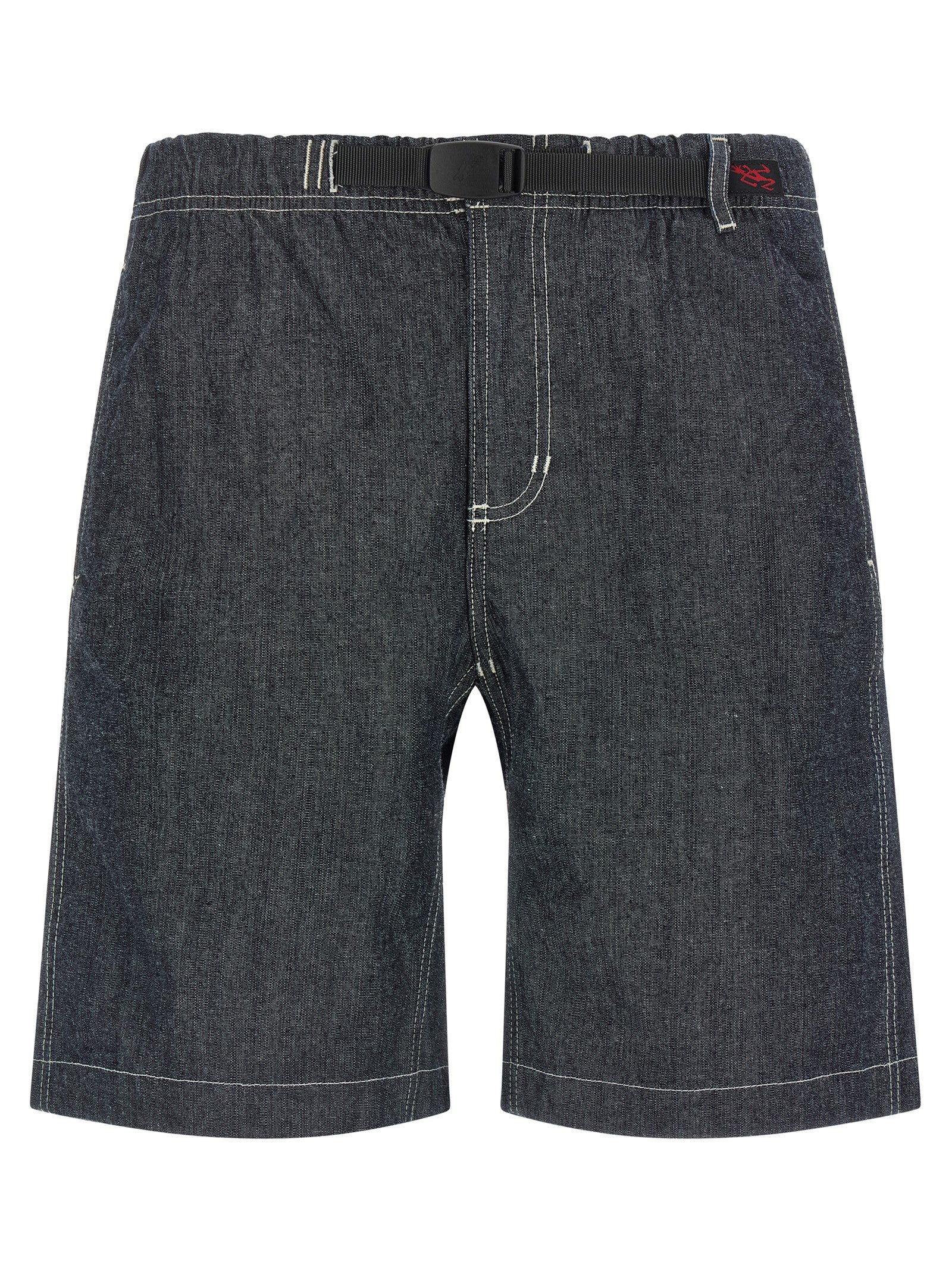 Gramicci Blaue Baumwoll-Bermudashorts