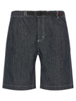 Gramicci Blaue Baumwoll-Bermudashorts