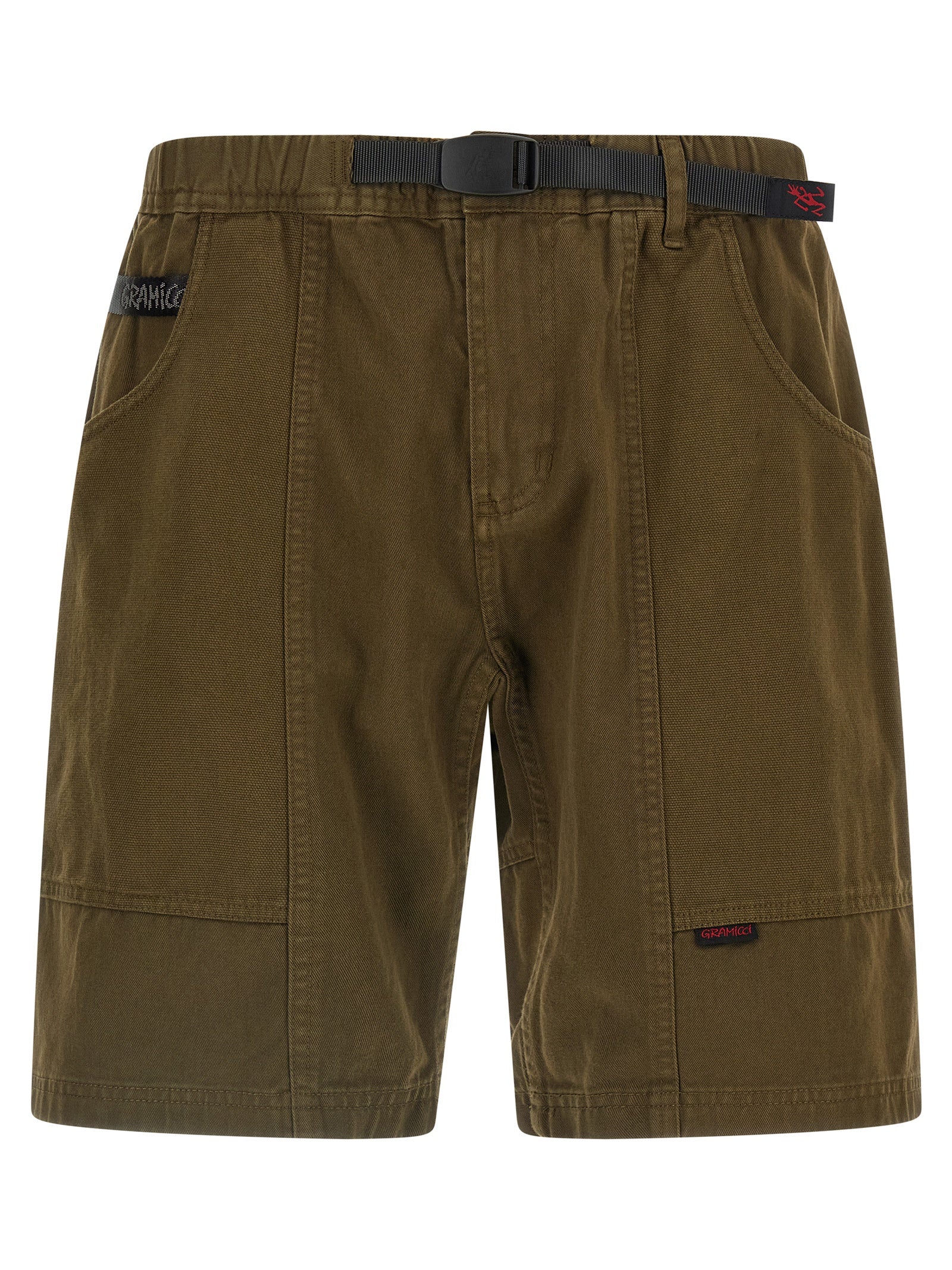 Gramicci Braune Baumwoll-Bermudashorts