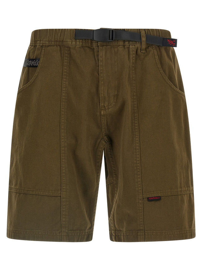 Gramicci Braune Baumwoll-Bermudashorts