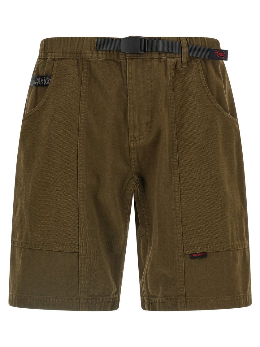 Gramicci Braune Baumwoll-Bermudashorts