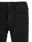 PURPLE Schwarze Baumwoll-Jeans mit schmal zulaufendem Bein
