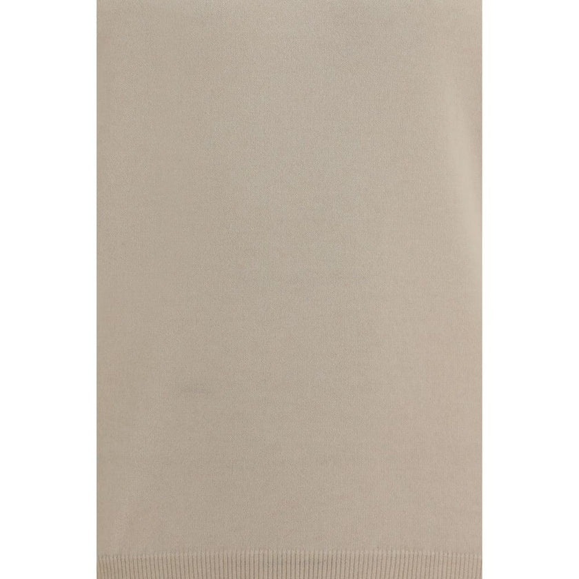 Brunello Cucinelli Beige Kaschmir-Rollkragenpullover