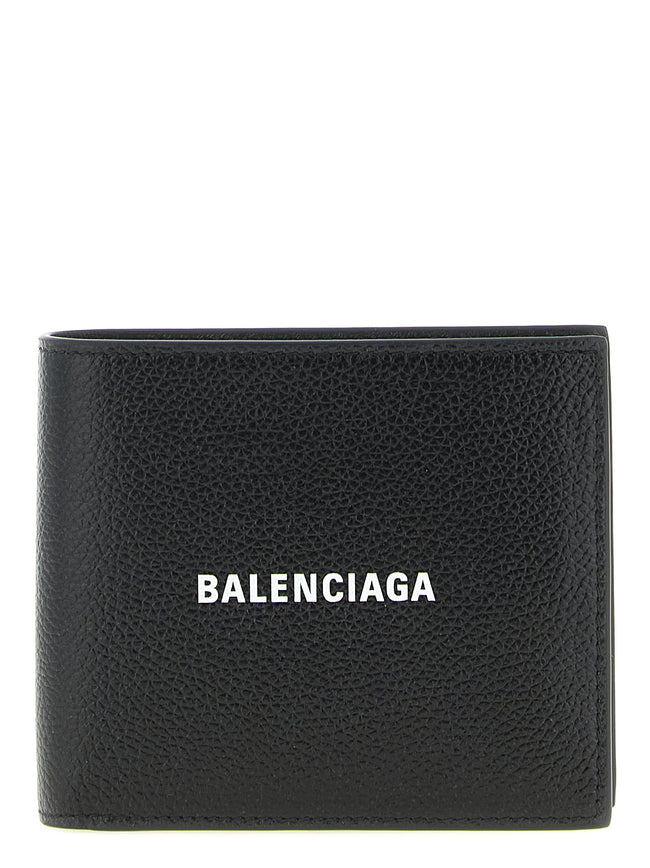 Balenciaga Schwarzes Kalbsleder Portemonnaie