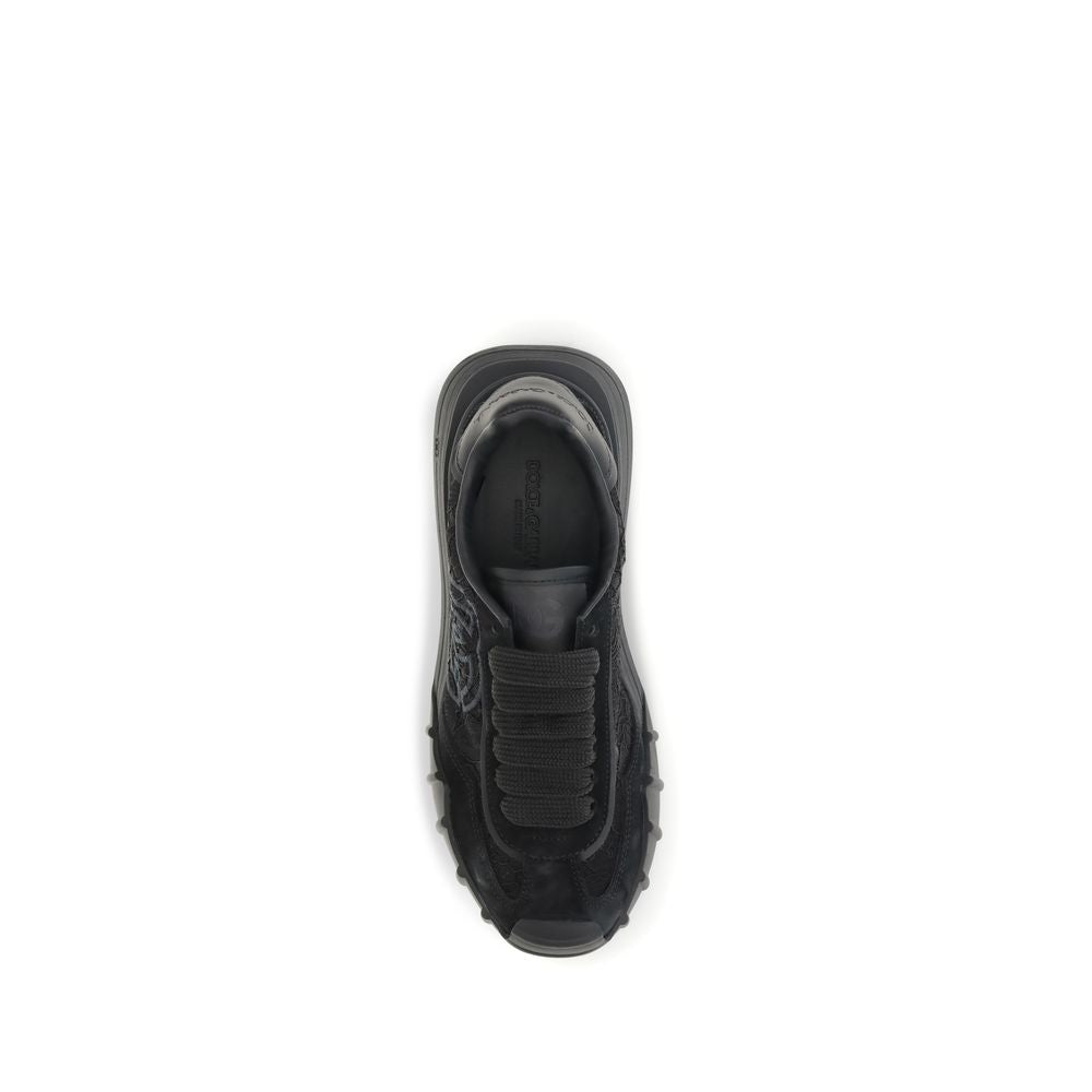 Dolce & Gabbana Black Bos Taurus Calfskin Chunky Sneakers