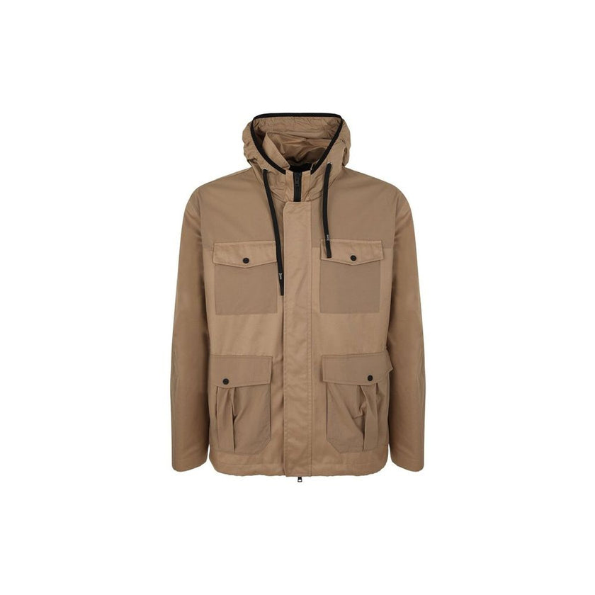 Herno Baumwoll-Jacke in Braun