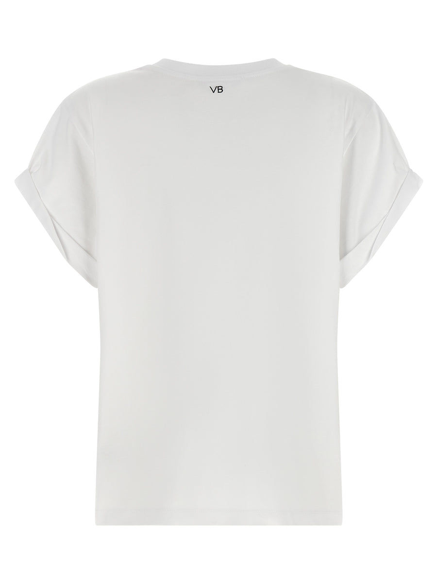 Victoria Beckham White Cotton T-Shirt