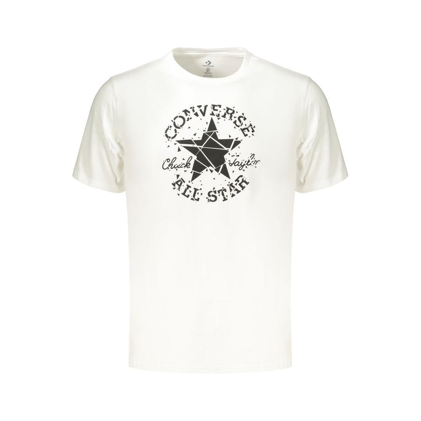 Converse Weißes Herren-T-Shirt aus Baumwolle