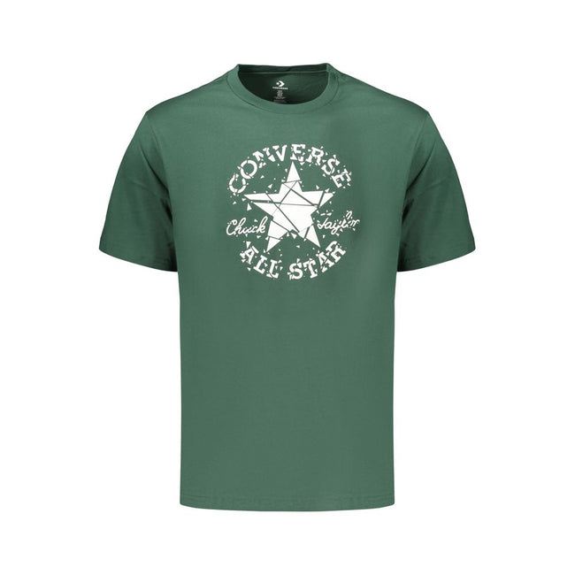 Converse Grünes Baumwoll-T-Shirt für Herren