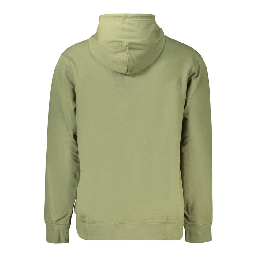 Converse Grüner Herren-Kapuzenpullover aus Baumwolle