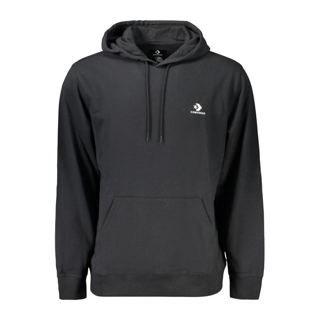 Converse Schwarzer Herren-Hoodie aus Baumwolle