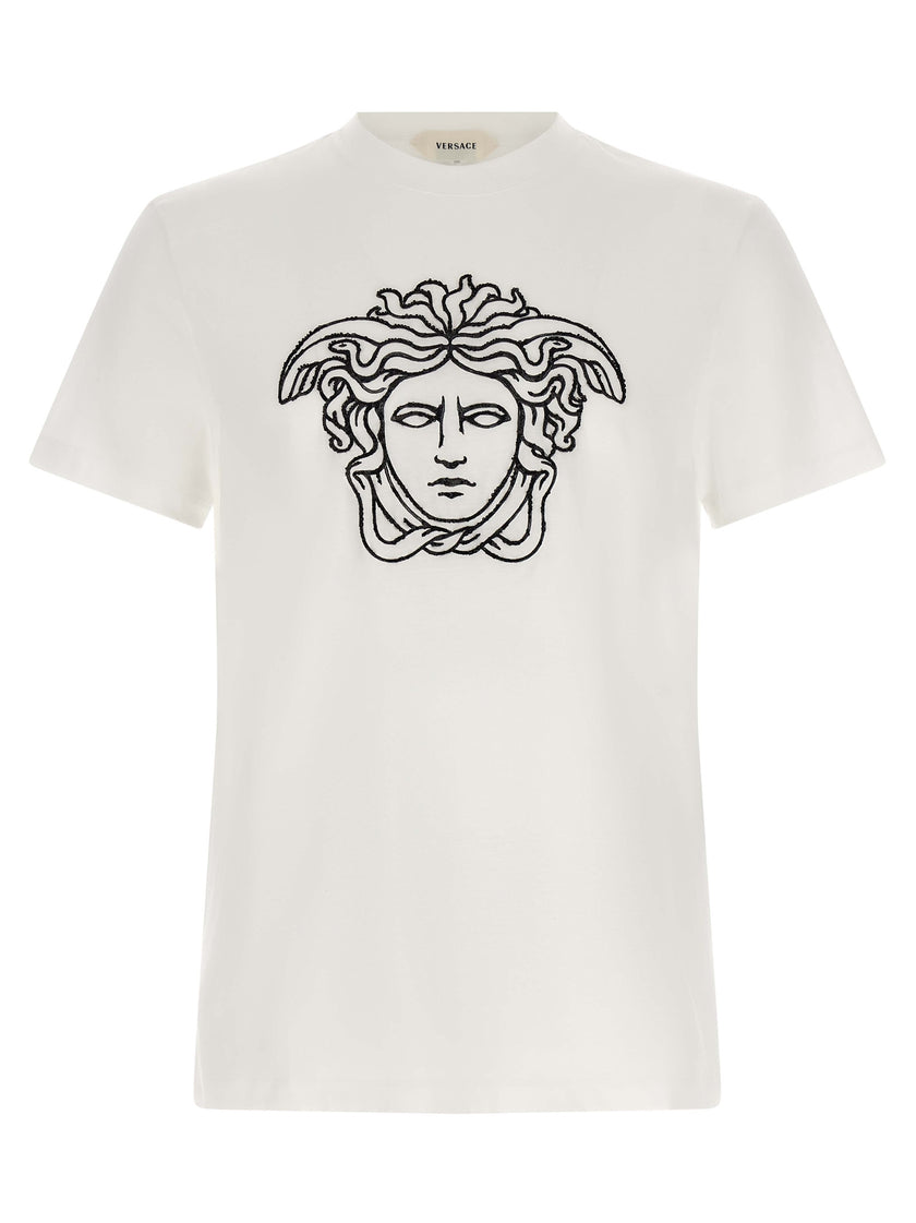 Versace Bicolor Cotton T-Shirt