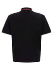 Versace Schwarzes Baumwoll-Poloshirt
