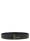 Tom Ford Schwarzer Kalbsleder Gürtel Regular