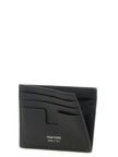 Tom Ford Schwarzer Kalbsleder-Kartenetui
