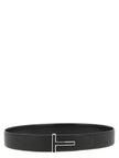 Tom Ford Schwarzer Kalbsleder Gürtel Regular