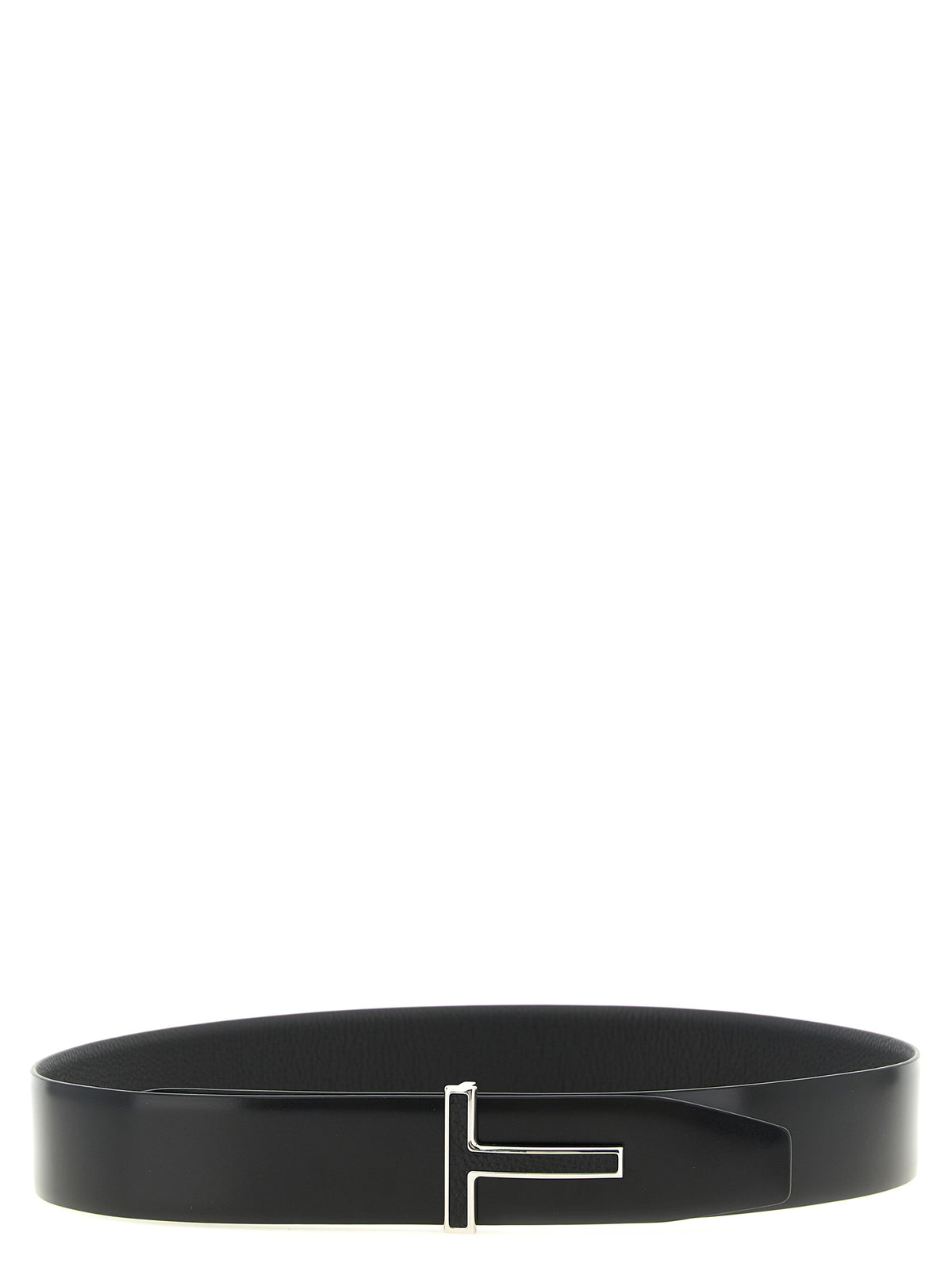 Tom Ford Black Calf Leather Belt Regular