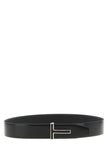 Tom Ford Schwarzer Kalbsleder Gürtel Regular