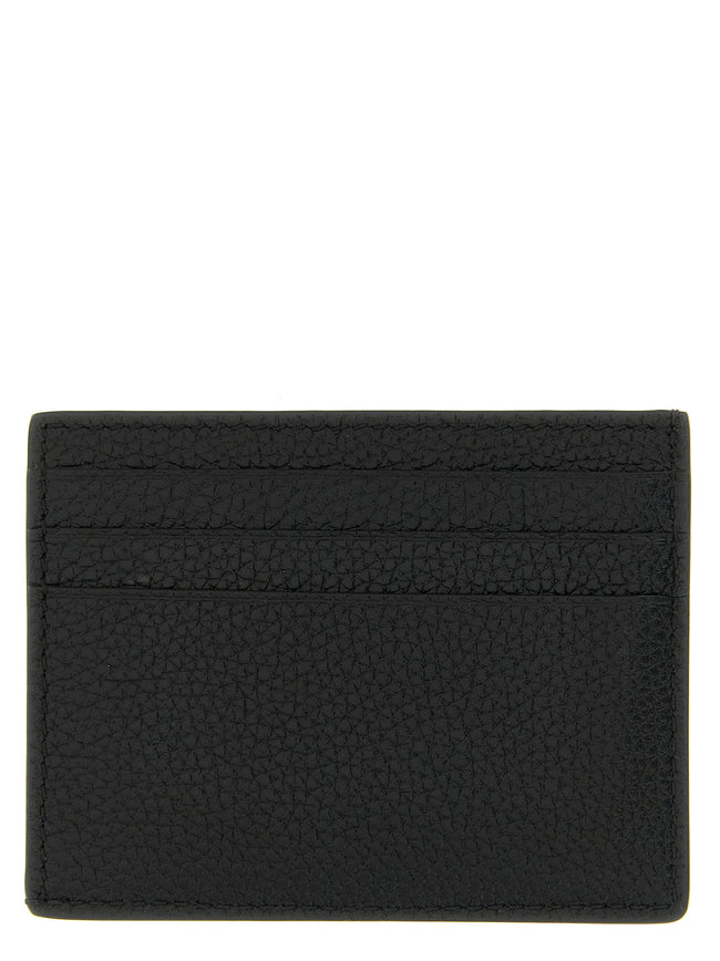 Tom Ford Schwarzer Kalbsleder-Kartenetui