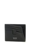 Tom Ford Schwarzer Kalbsleder-Kartenetui