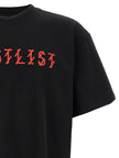 44 Label Group Schwarzes Baumwoll-T-Shirt