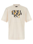 Fendi Weißes Baumwoll-T-Shirt
