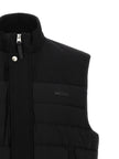 Mackage Schwarze ärmellose Nylon-Jacke