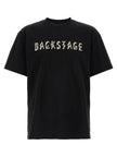 44 Label Group Schwarzes Baumwoll-T-Shirt