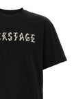 44 Label Group Schwarzes Baumwoll-T-Shirt