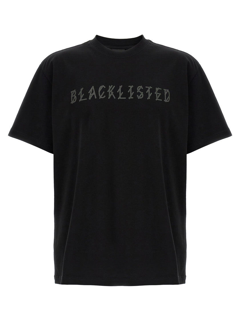 44 Label Group Schwarzes Baumwoll-T-Shirt