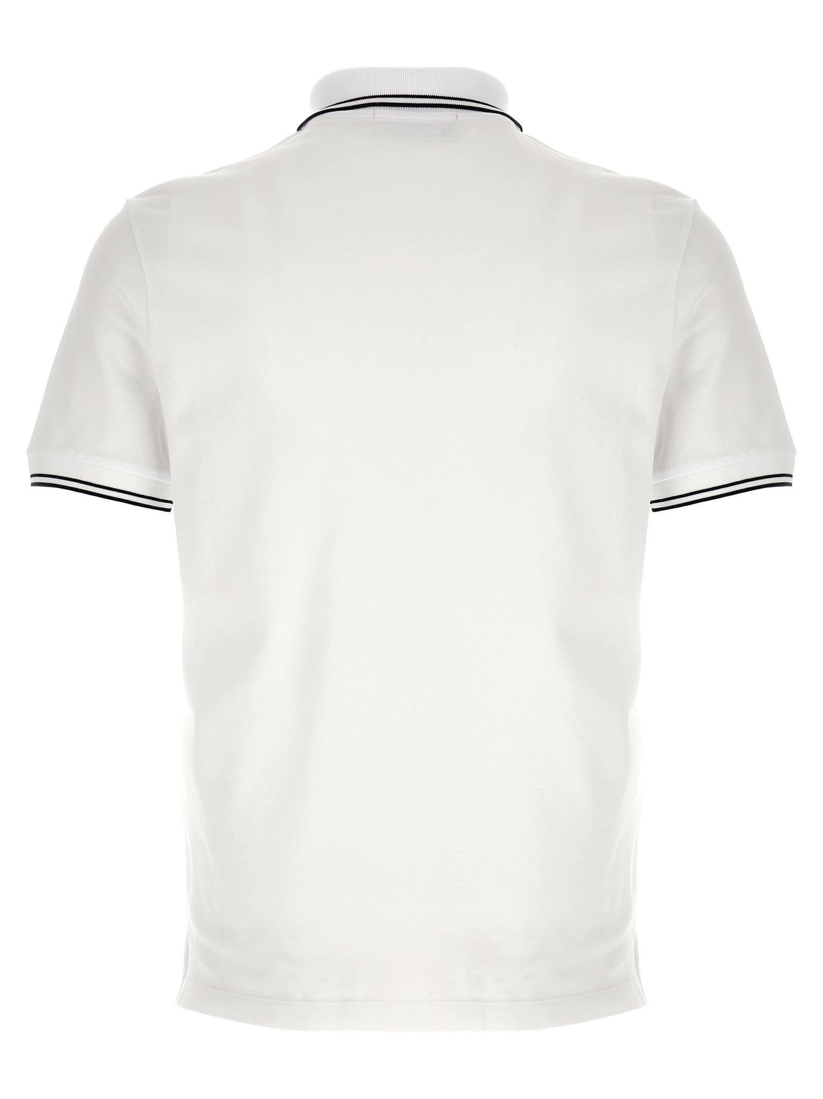 Stone Island Weißes Poloshirt aus Baumwolle