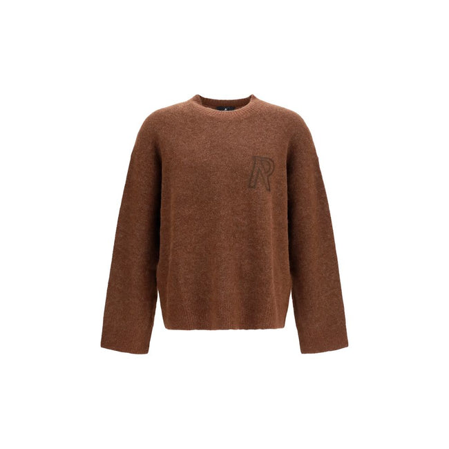 Darstellung Brauner Alpaka-Pullover (Vicugna pacos)