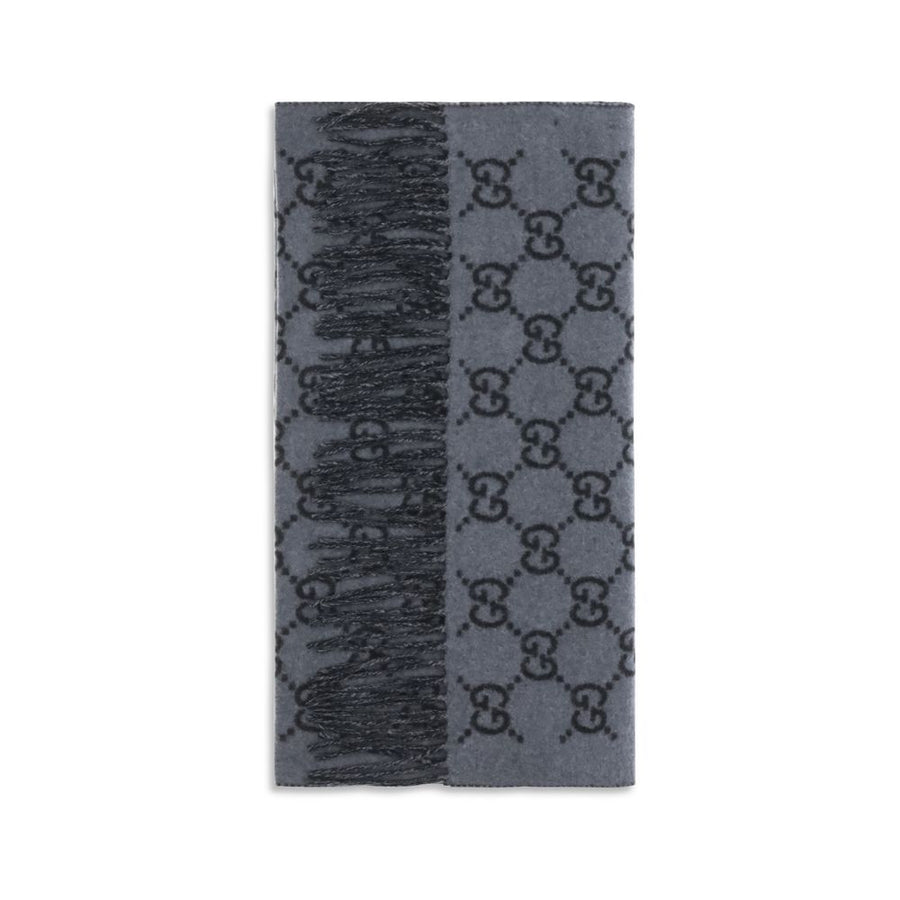 Gucci Blue Cashmere Scarf