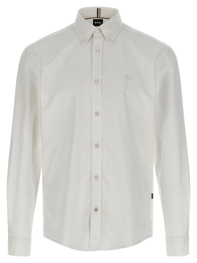 Hugo Boss Weiße Baumwollbluse