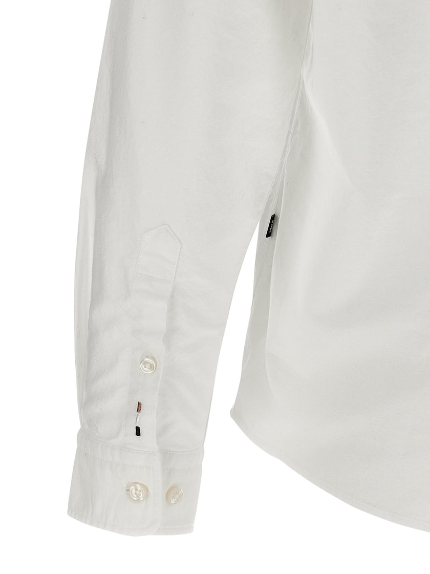 Hugo Boss Weiße Baumwollbluse