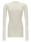 Rick Owens Weißes Viskose-T-Shirt