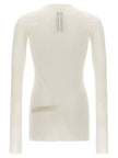 Rick Owens Weißes Viskose-T-Shirt
