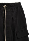Rick Owens Schwarze Baumwoll-Bermudashorts