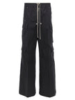 Rick Owens Schwarze Cargo-Hose aus Baumwolle