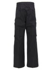Rick Owens Schwarze Cargo-Hose aus Baumwolle