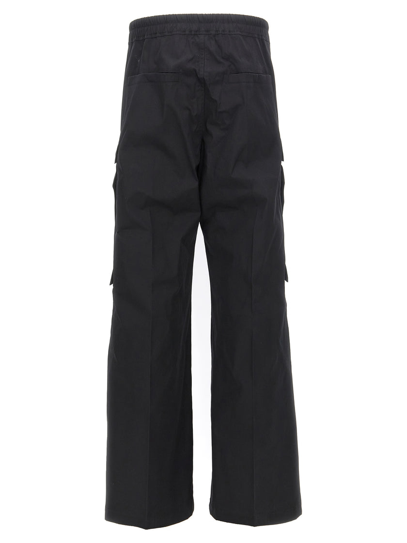 Rick Owens Schwarze Cargo-Hose aus Baumwolle