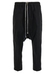 Rick Owens Schwarze Baumwoll-Freizeithose