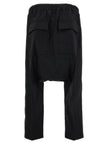 Rick Owens Schwarze Baumwoll-Freizeithose