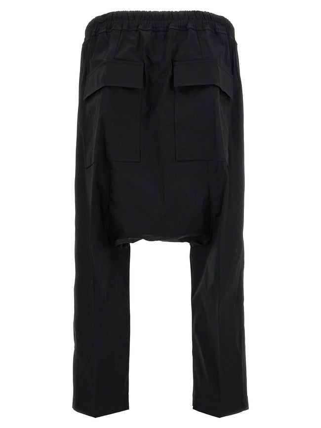 Rick Owens Schwarze Baumwoll-Freizeithose