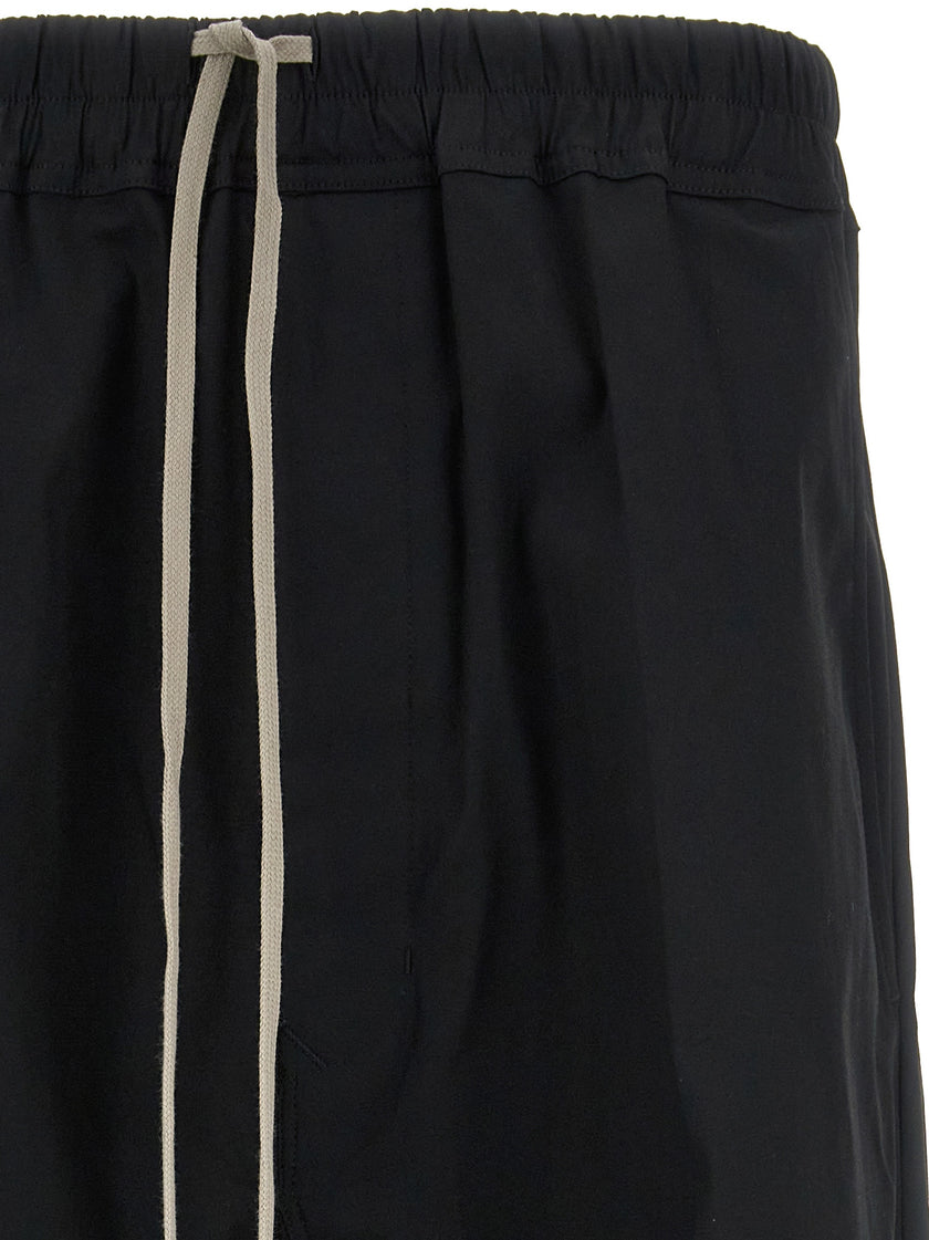 Rick Owens Schwarze Baumwoll-Freizeithose