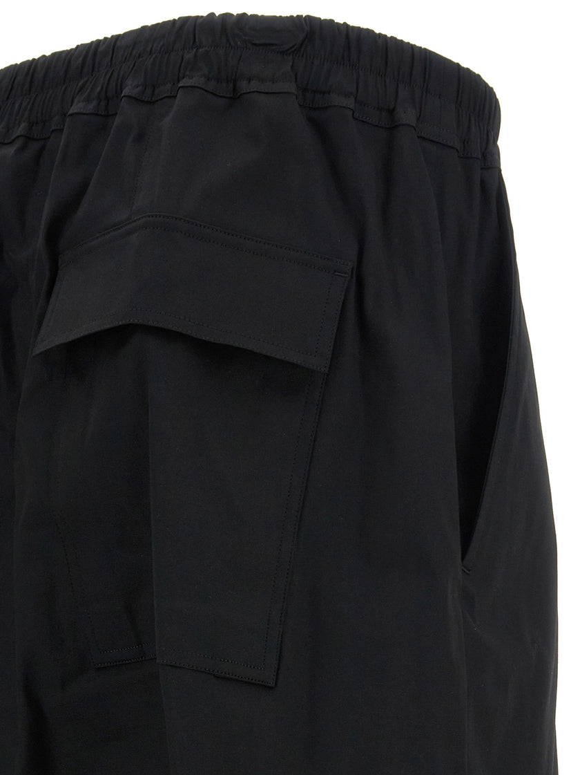 Rick Owens Schwarze Baumwoll-Freizeithose