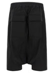 Rick Owens Schwarze Baumwoll-Bermudashorts